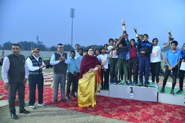 राज्य स्तरीय (अन्तर जिला) विद्यालय बालिका एथलेटिक्स प्रतियोगिता का ओवरआल खिताब पटना ने जीता